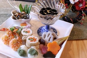 鴨南蛮と新年のお膳