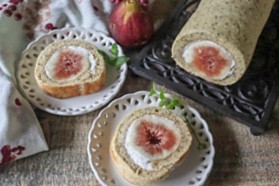 いちじくの紅茶ロールケーキ