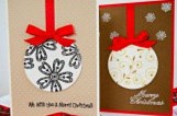 ペーパーアートでクリスマスカード作り